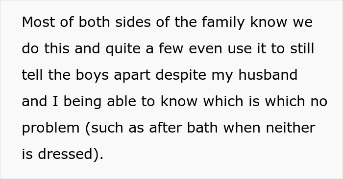 Mom Decided To Dress Her Twin Boys In Two Different Colors To Tell Them Apart, Cousin Goes "Ballistic" On Her