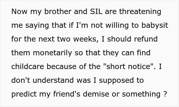 Entitled Brother Drops His Kids Off At Sister's House Without Asking, Wants Her To Pay For Childcare After She Refuses To Babysit