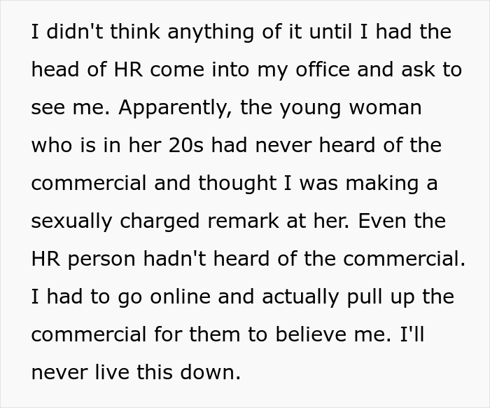 Gen Xer Shares How He Was Accused Of 'Sexual Harassment' For Using ‘80s Reference That His Gen Z Colleague Didn't Understand Gen Xer Shares How He Was Accused Of 'Sexual Harassment' For Using ‘80s Reference That His Gen Z Colleague Didn't Understand
