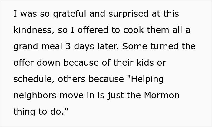 New Neighbor Gets Blasted By Mormon Guests After Dinner As They Discovered That The Sauce He Made Contained Red Wine