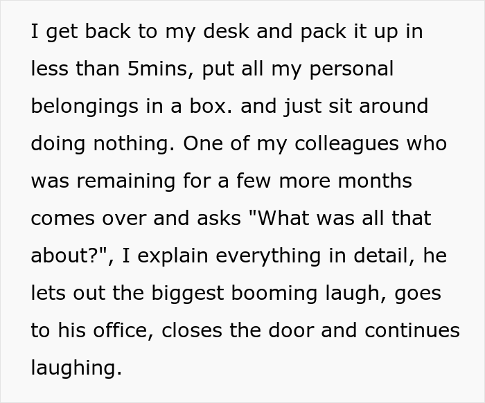 &ldquo;I Wasn&rsquo;t Made Redundant Like Everyone Else In The Company, So I Kept Showing Up To Work Until The End To Do Nothing&rdquo;