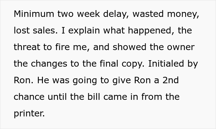 New Boss Doesn't Understand How Things Work, Drama Ensues When Employee Maliciously Complies With His Crazy Request