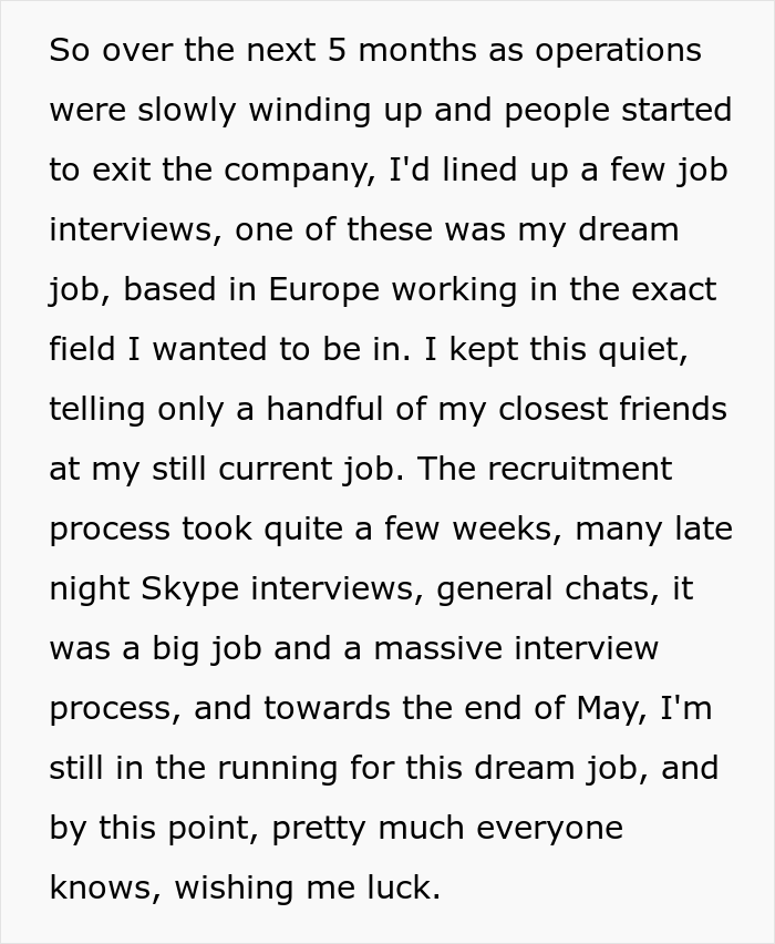 &ldquo;I Wasn&rsquo;t Made Redundant Like Everyone Else In The Company, So I Kept Showing Up To Work Until The End To Do Nothing&rdquo;