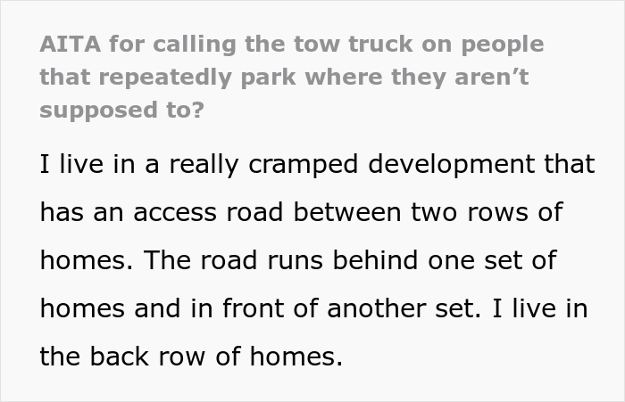 Entitled Neighbors Get Their Car Towed After Repeatedly Parking In Man&rsquo;s Driveway And Ignoring His Requests To Stop