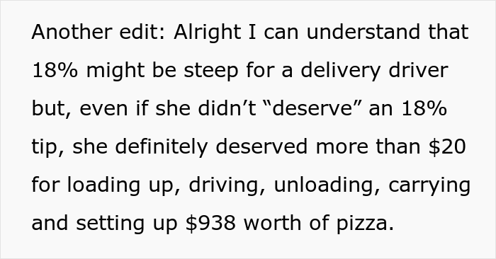 "I Just Said Thank You And Left": Man&rsquo;s Nice Gesture Is Praised After Pizza Hut Driver Got A $20 Tip On A $938 Order