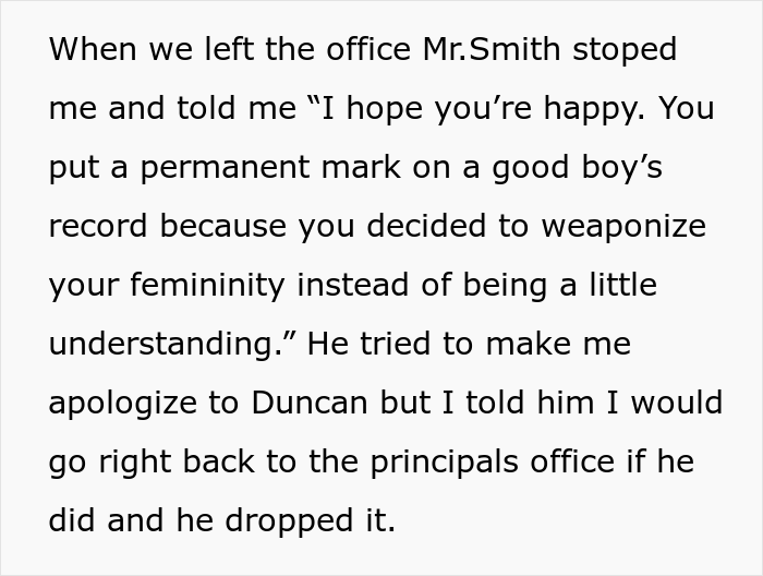 "Weaponizing My Femininity": 15 Y.O. Girl Gets Called A Jerk For Throwing A Tantrum After Getting Regularly Harassed At School
