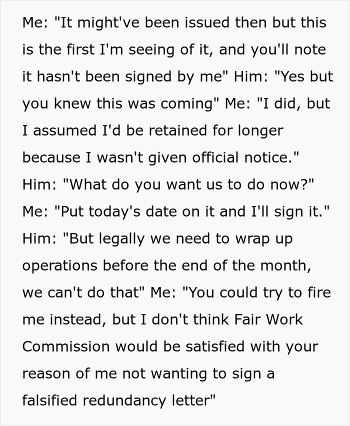 &ldquo;I Wasn&rsquo;t Made Redundant Like Everyone Else In The Company, So I Kept Showing Up To Work Until The End To Do Nothing&rdquo;