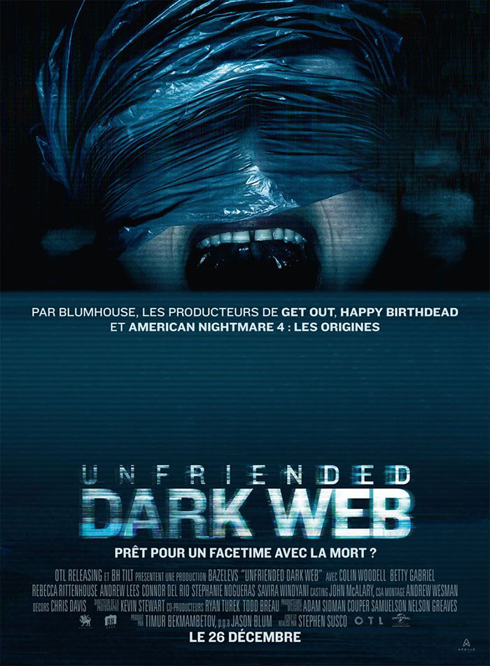 Poster for Unfriended: Dark Web movie