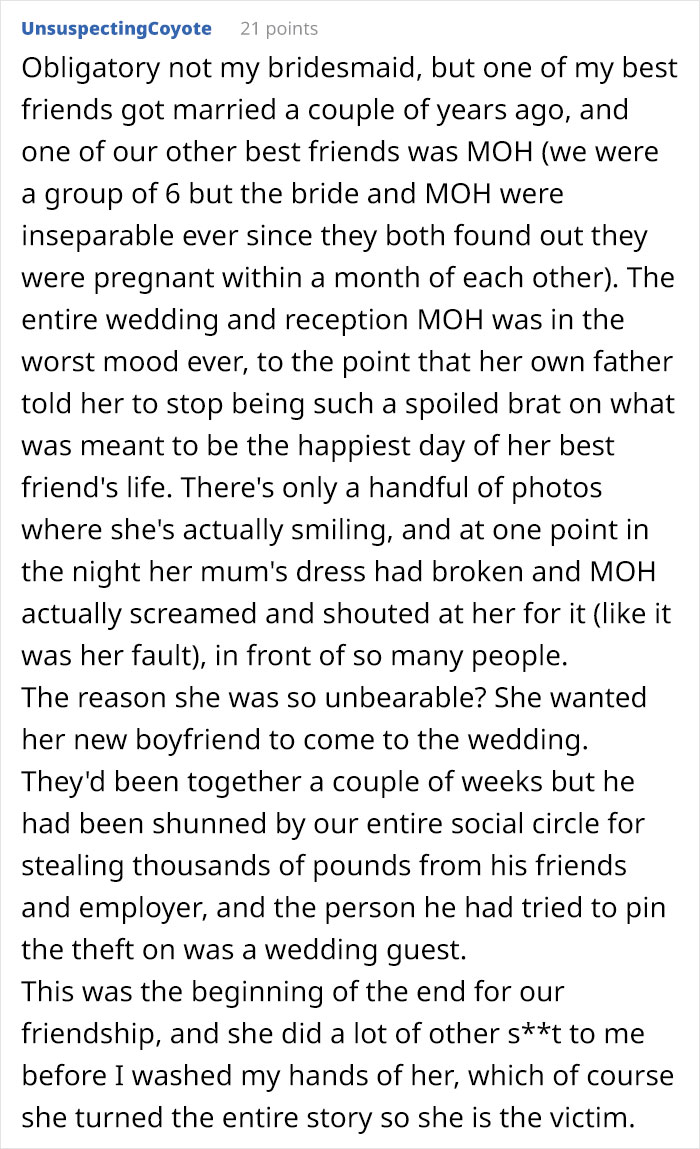 Brides Who Had Horrible Bridesmaids, What Happened?