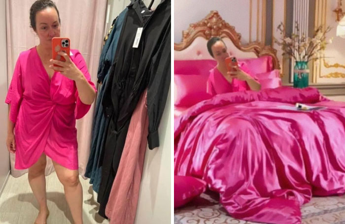 “Texting My Husband To Get His Opinion On Clothes And What He Sends Back” (16 Pics)