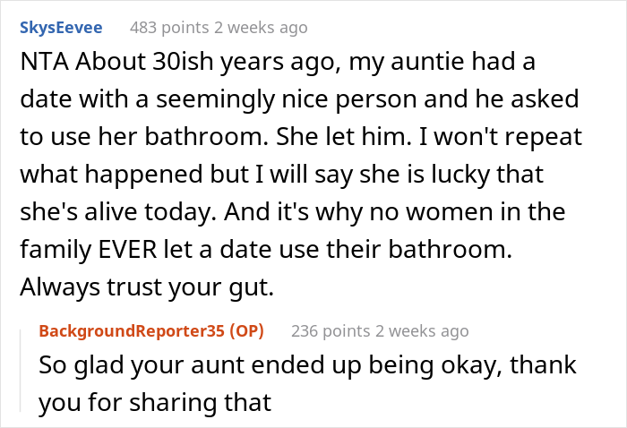 Woman Spots Red Flags On First Date When Guy Insists On Using Her Bathroom, He Instantly Shows His True Colors When She Refuses