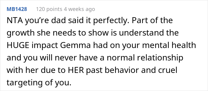 Woman Upset She Doesn't Get To Do Anything Special In Husband's Sister's Wedding, Despite Her Being A Huge Bully To Sister Back In The Day Woman Upset She Doesn't Get To Do Anything Special In Husband's Sister's Wedding, Despite Her Being A Huge Bully To Sister Back In The Day
