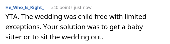 &ldquo;Am I The Jerk For Bringing My Baby To A Child-Free Wedding?&rdquo;