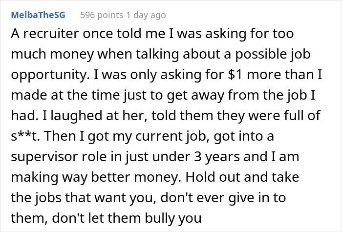 Company Tries To Recruit A Specialist Who's Already Working But Won't Match Her Salary Expectations, Sends Her A Nasty Follow-Up Email