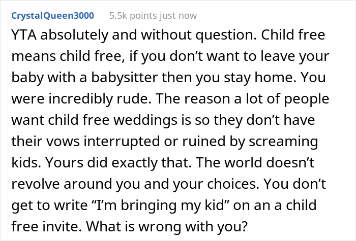 &ldquo;Am I The Jerk For Bringing My Baby To A Child-Free Wedding?&rdquo;