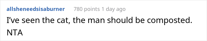 Man Lets Out An Indoor Cat He Hates "Probably Hoping For Her To Get Lost", Fianc&eacute;e Goes Off At Him In Front Of His Whole Family