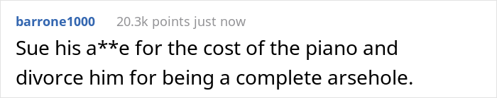 Mom Is Not Willing To Step Back When Her Husband Asks For More Time To Pay $6,000 For A New Piano For His Stepdaughter After He Smashed It Out Of Anger Mom Is Not Willing To Step Back When Her Husband Asks For More Time To Pay $6,000 For A New Piano For His Stepdaughter After He Smashed It Out Of Anger