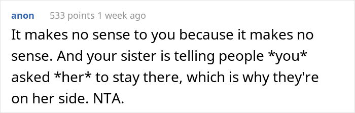 &ldquo;Am I A Jerk For Not Agreeing To Housesit For My Sister?&rdquo;