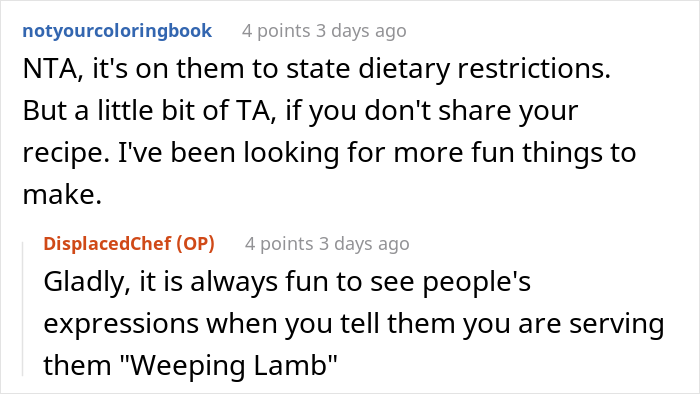 New Neighbor Gets Blasted By Mormon Guests After Dinner As They Discovered That The Sauce He Made Contained Red Wine