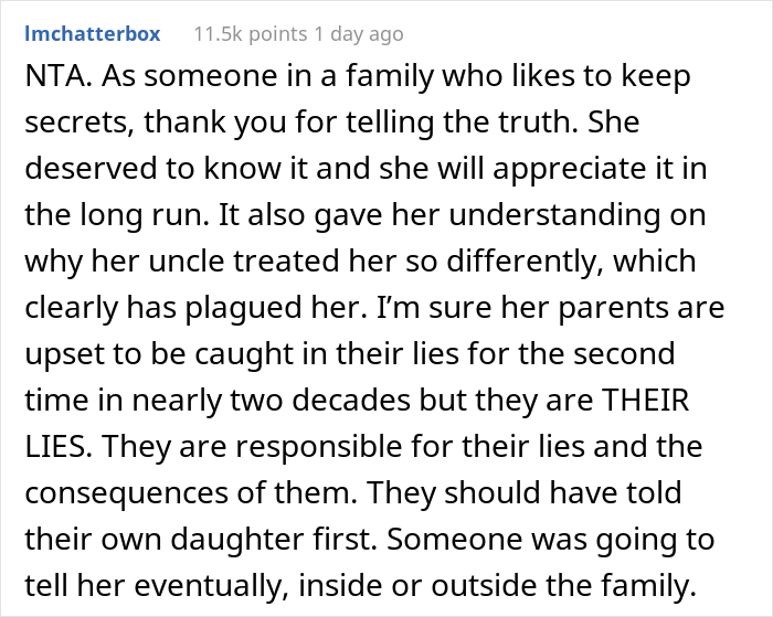 18 Y.O. Leaves Parents&rsquo; Home In Fury After Learning Her Uncle Nearly Became Her Dad, Which Explains Why He Distanced Himself From Them