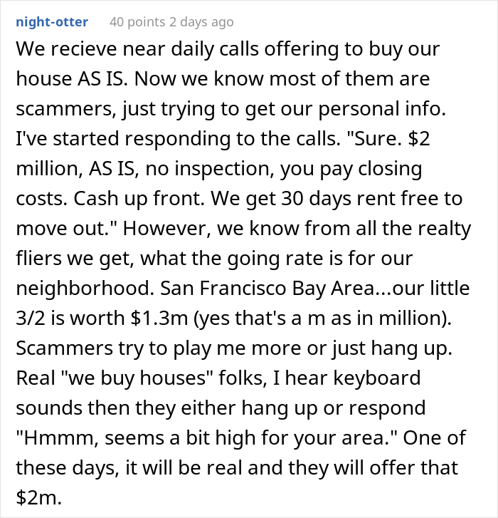 Widow Puts Her House Up For Sale, Investor Offers $450k Without Looking At The Lot, Is Horrified After Seeing It When The Deal Is Done Widow Puts Her House Up For Sale, Investor Offers $450k Without Looking At The Lot, Is Horrified After Seeing It When The Deal Is Done