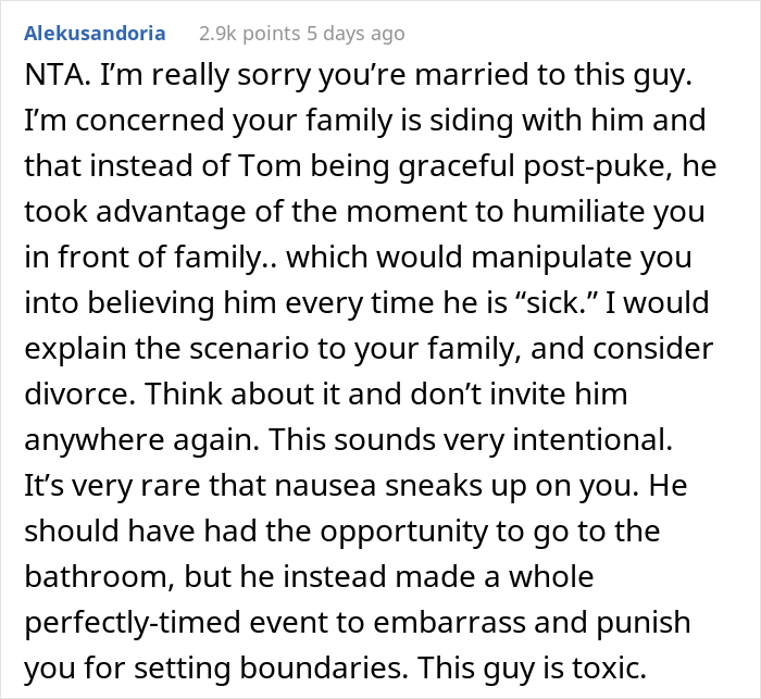 &ldquo;AITA For Refusing To Go Home When My Husband Told Me To?&rdquo;