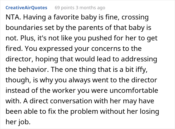 Mom Is Disgusted With How Daycare Worker Treats Her Daughter, Reports It To The Director And Gets Her Fired Mom Is Disgusted With How Daycare Worker Treats Her Daughter, Reports It To The Director And Gets Her Fired