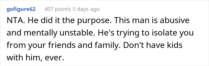 &ldquo;AITA For Refusing To Go Home When My Husband Told Me To?&rdquo;