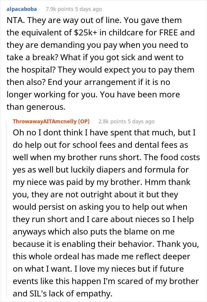 Entitled Brother Drops His Kids Off At Sister's House Without Asking, Wants Her To Pay For Childcare After She Refuses To Babysit