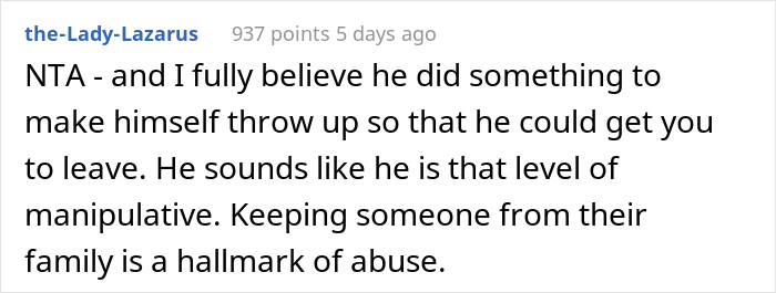 &ldquo;AITA For Refusing To Go Home When My Husband Told Me To?&rdquo;