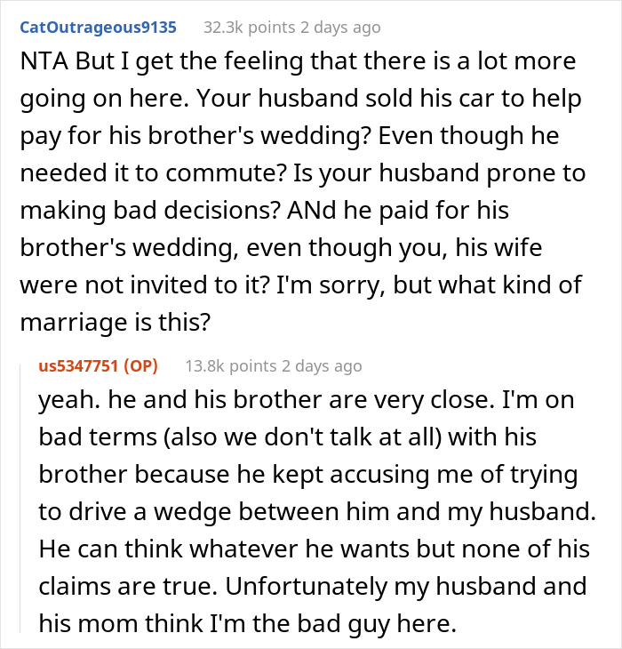Husband Sells His Car To Fund His Brother’s Wedding, Wife Calls The Police On Him When He Takes Her Car As She Made It Clear It Was “Off Limits” Husband Sells His Car To Fund His Brother’s Wedding, Wife Calls The Police On Him When He Takes Her Car As She Made It Clear It Was “Off Limits”
