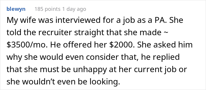 Company Tries To Recruit A Specialist Who's Already Working But Won't Match Her Salary Expectations, Sends Her A Nasty Follow-Up Email