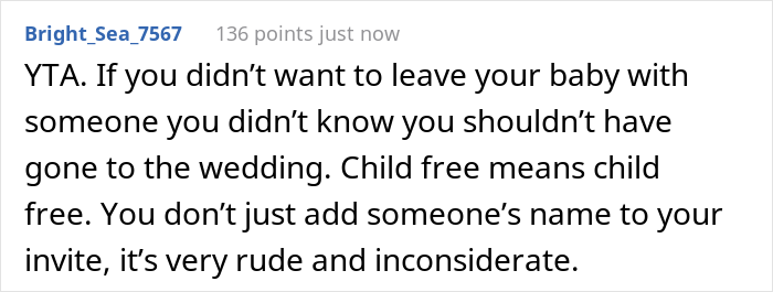 &ldquo;Am I The Jerk For Bringing My Baby To A Child-Free Wedding?&rdquo;
