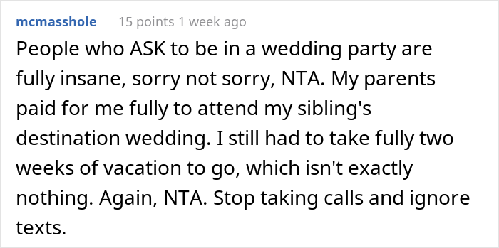 Sister RSVPs ‘No’ To Her Own Brother’s Wedding Because It’s Way Too Expensive, Asks The Internet If She Was A Jerk Sister RSVPs ‘No’ To Her Own Brother’s Wedding Because It’s Way Too Expensive, Asks The Internet If She Was A Jerk