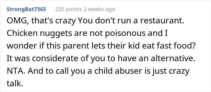 "Am I The Jerk For Only Feeding One Child Frozen Food?"