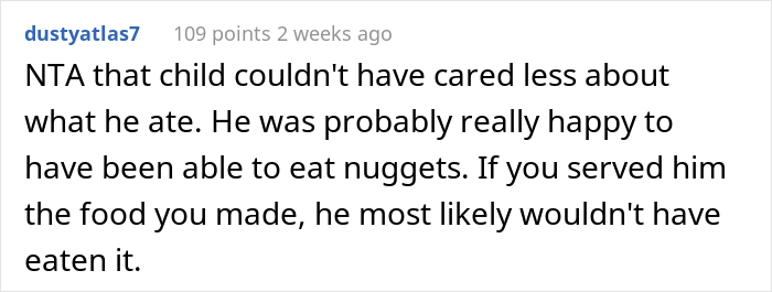 "Am I The Jerk For Only Feeding One Child Frozen Food?"