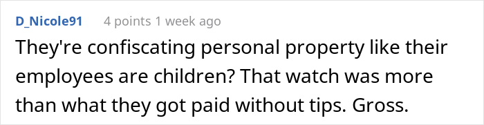 "The Food Was Good And So Was The Service": Customer Leaves A 1-Star Review For This Restaurant Because The Manager Took The Server&rsquo;s Smartwatch Away