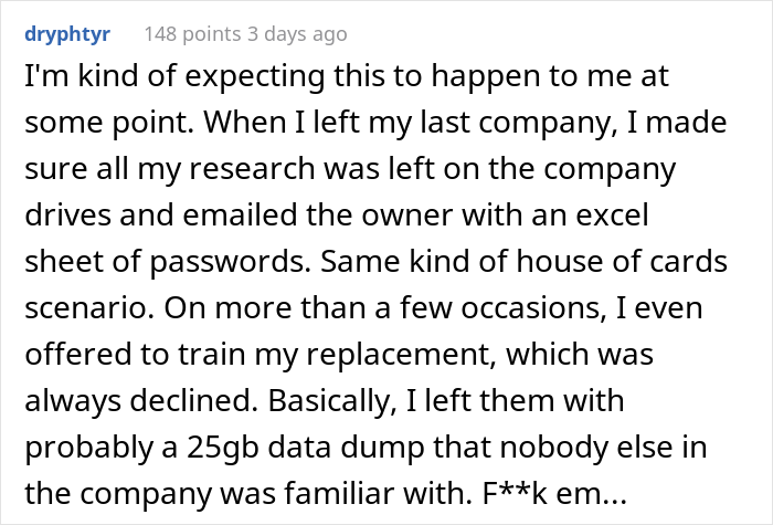 Former Employee Maliciously Complies And "Forgets Everything About The Company", In 10 Years The Boss Gets In Touch To Ask For Help