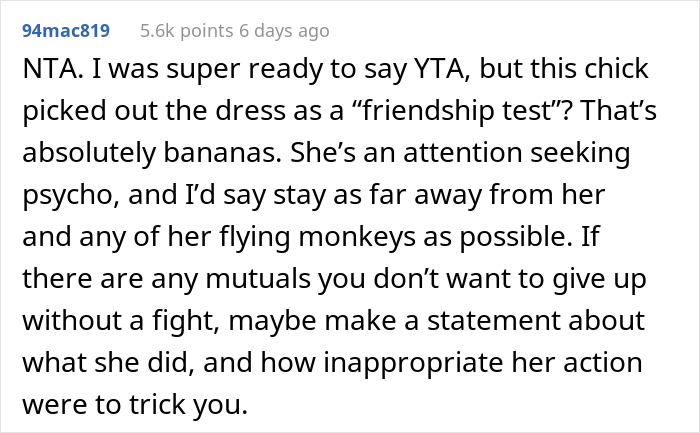 "Am I The [Jerk] For Wearing A White Dress To My Friend's Wedding?"