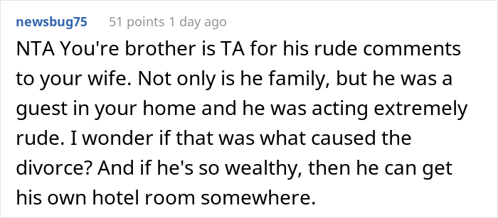 Man Asks The Internet If He Overreacted After His Brother Repeatedly Body-Shamed His Wife
