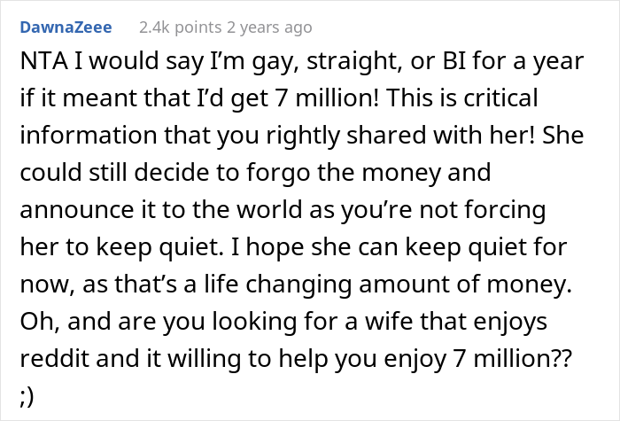 Teen Would Lose $7M If She Came Out As Gay, Uncle Asks If He Was A Jerk To Tell Her To Stay In The Closet