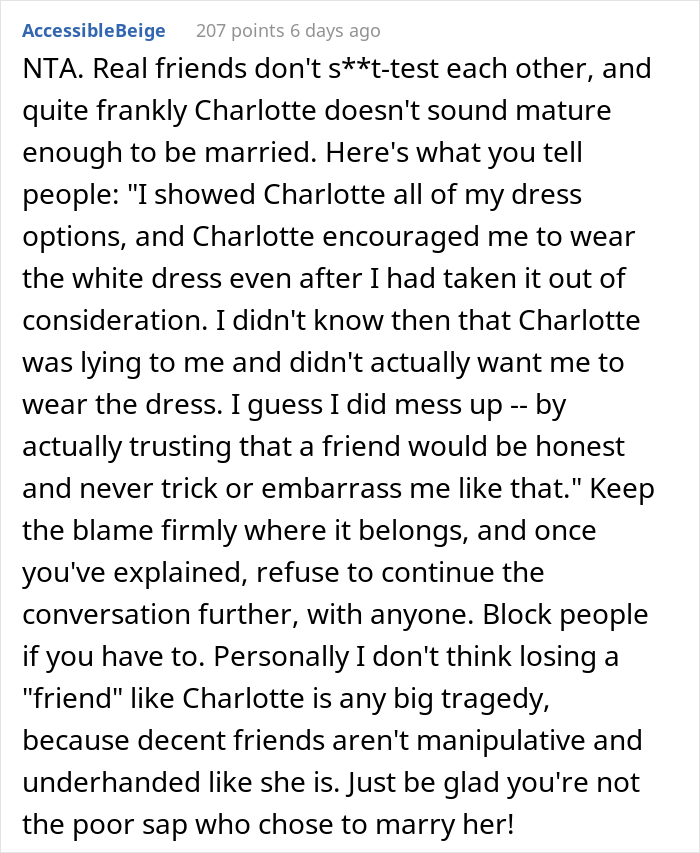 "Am I The [Jerk] For Wearing A White Dress To My Friend's Wedding?"
