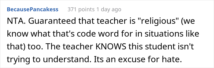 "Weaponizing My Femininity": 15 Y.O. Girl Gets Called A Jerk For Throwing A Tantrum After Getting Regularly Harassed At School