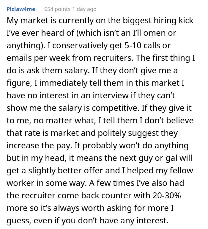 Company Tries To Recruit A Specialist Who's Already Working But Won't Match Her Salary Expectations, Sends Her A Nasty Follow-Up Email