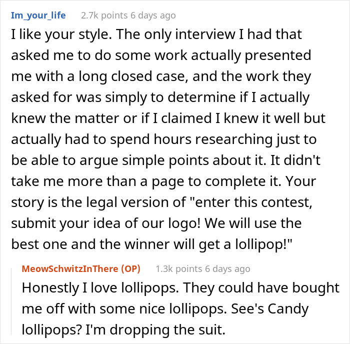 Lawyer Is Asked To Hand In &lsquo;A Free Writing Sample&rsquo; As Part Of His Job Interview, Makes The Firm Regret It Later