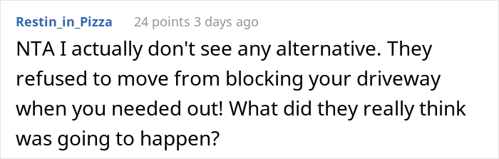 Entitled Neighbors Get Their Car Towed After Repeatedly Parking In Man&rsquo;s Driveway And Ignoring His Requests To Stop