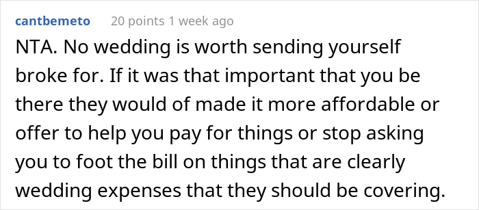 Sister RSVPs ‘No’ To Her Own Brother’s Wedding Because It’s Way Too Expensive, Asks The Internet If She Was A Jerk Sister RSVPs ‘No’ To Her Own Brother’s Wedding Because It’s Way Too Expensive, Asks The Internet If She Was A Jerk