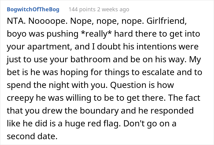 Woman Spots Red Flags On First Date When Guy Insists On Using Her Bathroom, He Instantly Shows His True Colors When She Refuses
