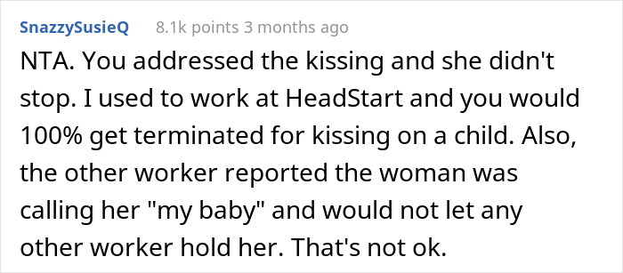 Mom Is Disgusted With How Daycare Worker Treats Her Daughter, Reports It To The Director And Gets Her Fired Mom Is Disgusted With How Daycare Worker Treats Her Daughter, Reports It To The Director And Gets Her Fired
