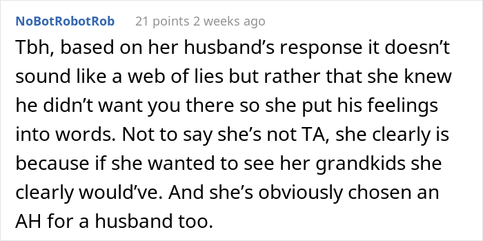 MIL Barely Sees Her Grandkids, Lies That Husband Doesn’t Want Them In Their House, Later Gets Exposed In Front Of The Whole Family MIL Barely Sees Her Grandkids, Lies That Husband Doesn’t Want Them In Their House, Later Gets Exposed In Front Of The Whole Family